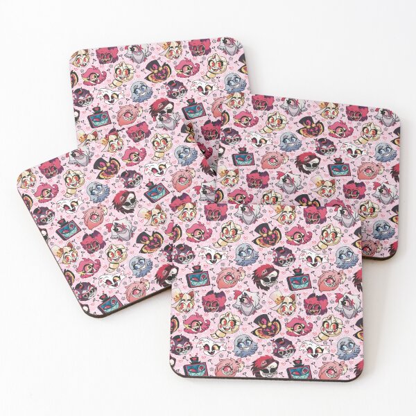 Item preview, Hazbin Hotel Seamless Pattern! Cute Chibi Style designed and sold by Playful Patternz.