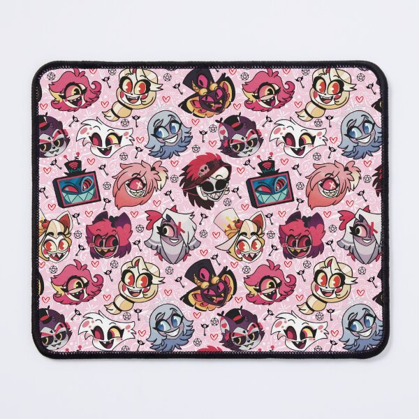 Item preview, Hazbin Hotel Seamless Pattern! Cute Chibi Style designed and sold by Playful Patternz.