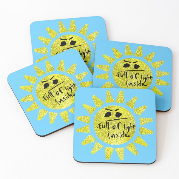 Item preview, Glittery gold sun angry full of light inside designed and sold by AdventuresOy.