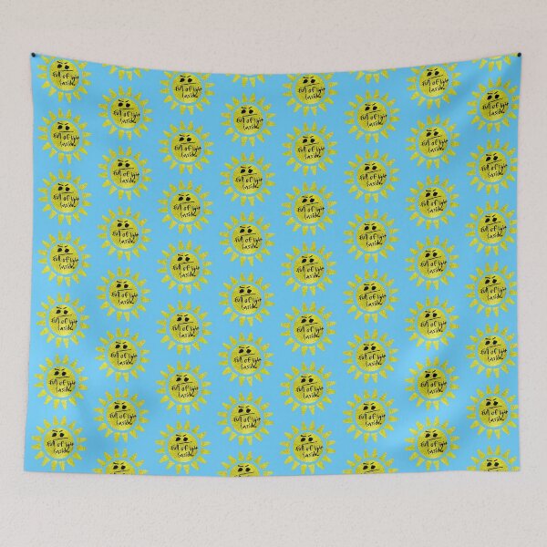 Item preview, Glittery gold sun angry full of light inside designed and sold by AdventuresOy.