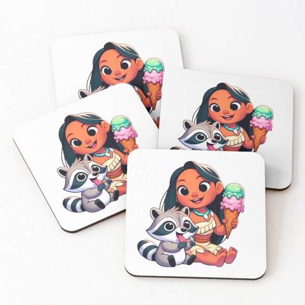 Item preview, Meeko The Raccoon, Pocahontas and Ice Cream I Powhatan Tribe designed and sold by PedroStyle.
