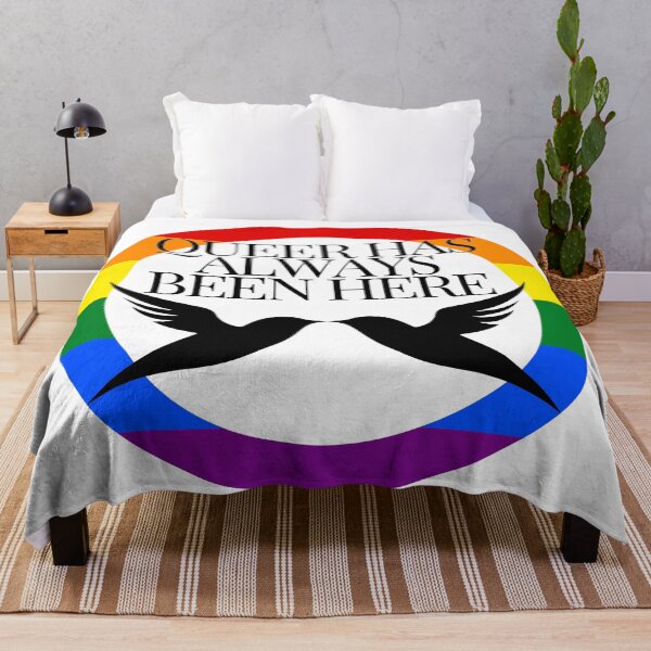 Item preview, Queer Has Always Been Here - LGBTQIA+ Support  designed and sold by SuchWowDesign.