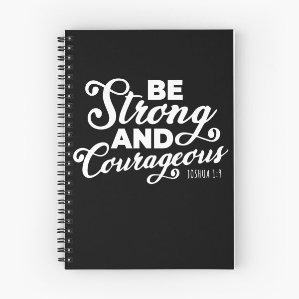Item preview, Be Strong and Courageous Joshua Bible Verse designed and sold by NUMAcreations.