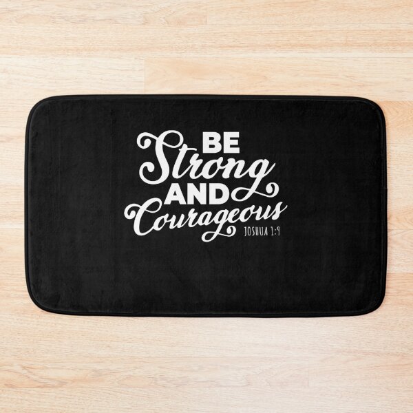 Item preview, Be Strong and Courageous Joshua Bible Verse designed and sold by NUMAcreations.
