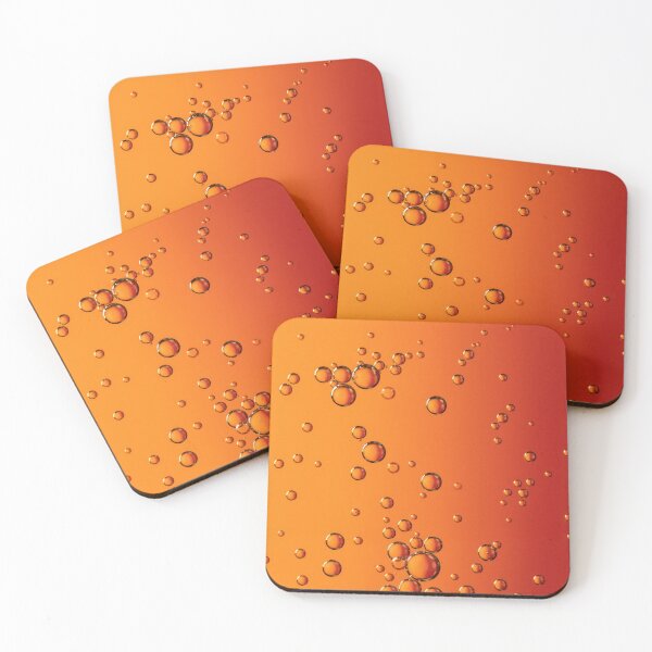 Item preview, Water Bubbles On Orange Background designed and sold by UrbanCult-Store.