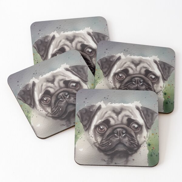 Item preview, Pug Artwork designed and sold by LeonArtworks.