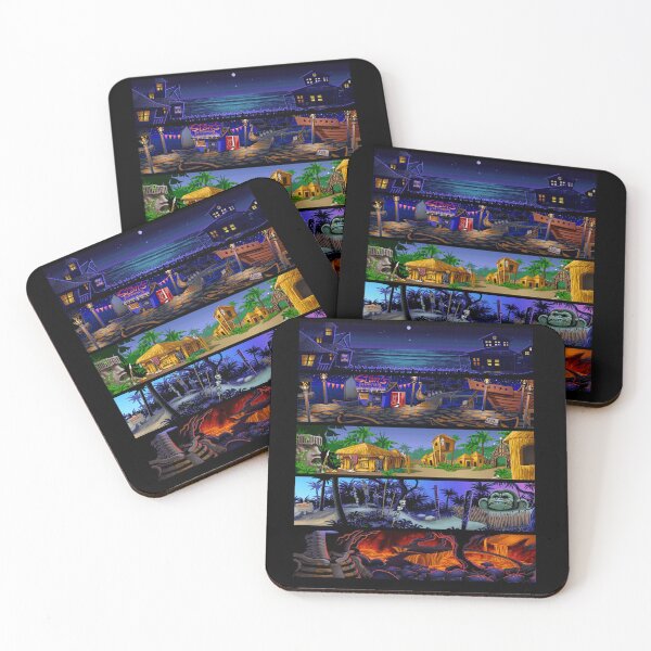 Item preview, Monkey Island Scenery Collage designed and sold by ertxyz.