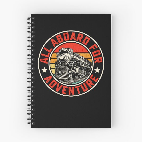 Item preview, Retro All Aboard For Adventure Train Design designed and sold by AlienOccupation.