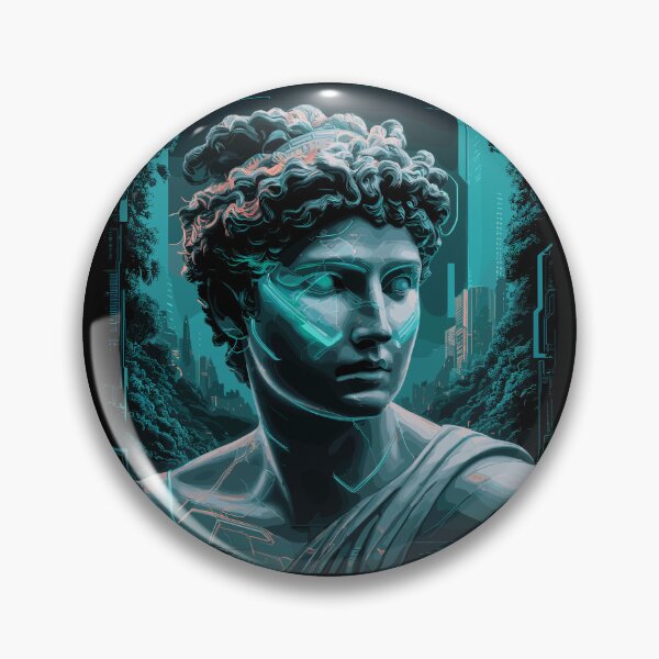 Item preview, Portrait of a Modern Greek Woman set against a contemporary backdrop designed and sold by DreamVibeShirt.