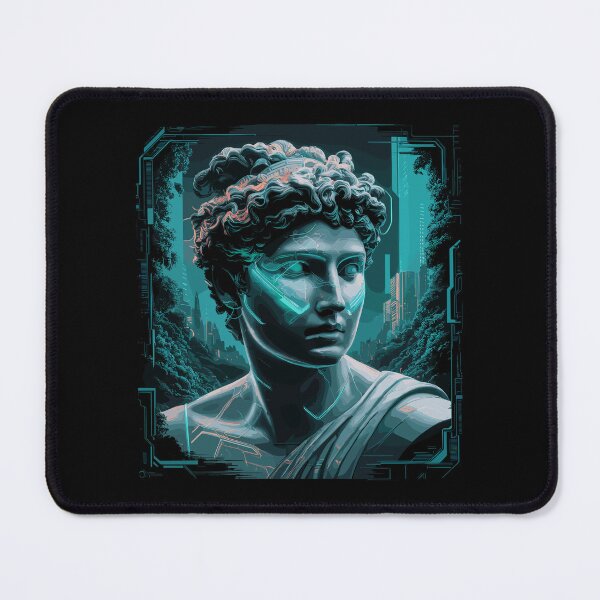 Item preview, Portrait of a Modern Greek Woman set against a contemporary backdrop designed and sold by DreamVibeShirt.