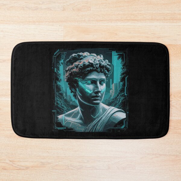 Item preview, Portrait of a Modern Greek Woman set against a contemporary backdrop designed and sold by DreamVibeShirt.
