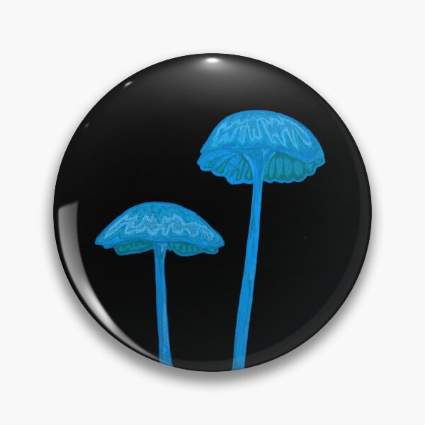 Item preview, Blue Mushroom Couplet designed and sold by notastranger.