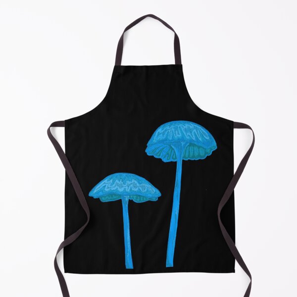 Item preview, Blue Mushroom Couplet designed and sold by notastranger.