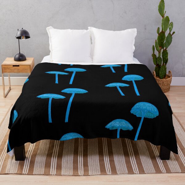 Item preview, Blue Mushroom Couplet designed and sold by notastranger.