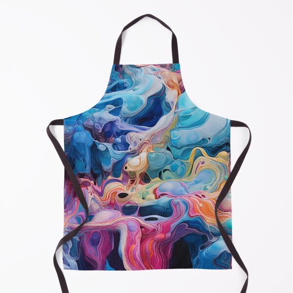 Item preview, Abstract Colorful Surreal Fluid Pattern designed and sold by bubblegoth.