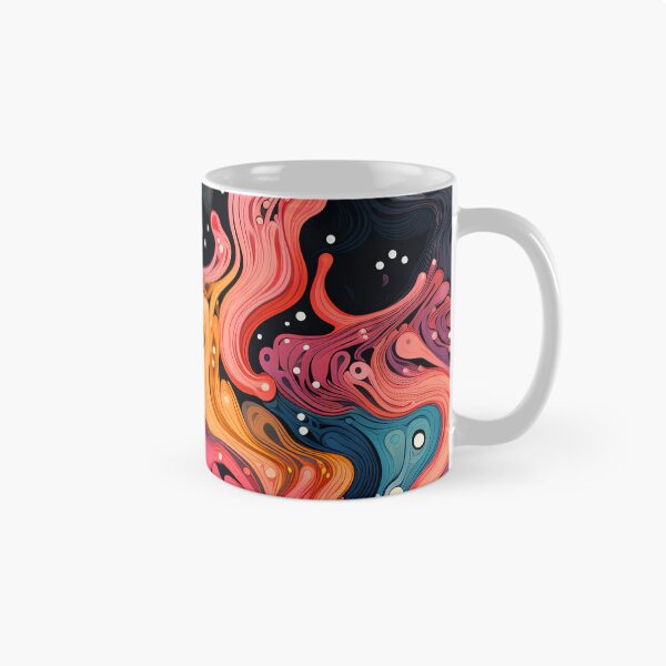 Item preview, Colorful Abstract Surreal Fluid Pattern designed and sold by bubblegoth.
