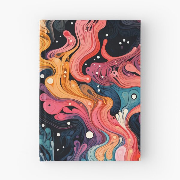 Item preview, Colorful Abstract Surreal Fluid Pattern designed and sold by bubblegoth.