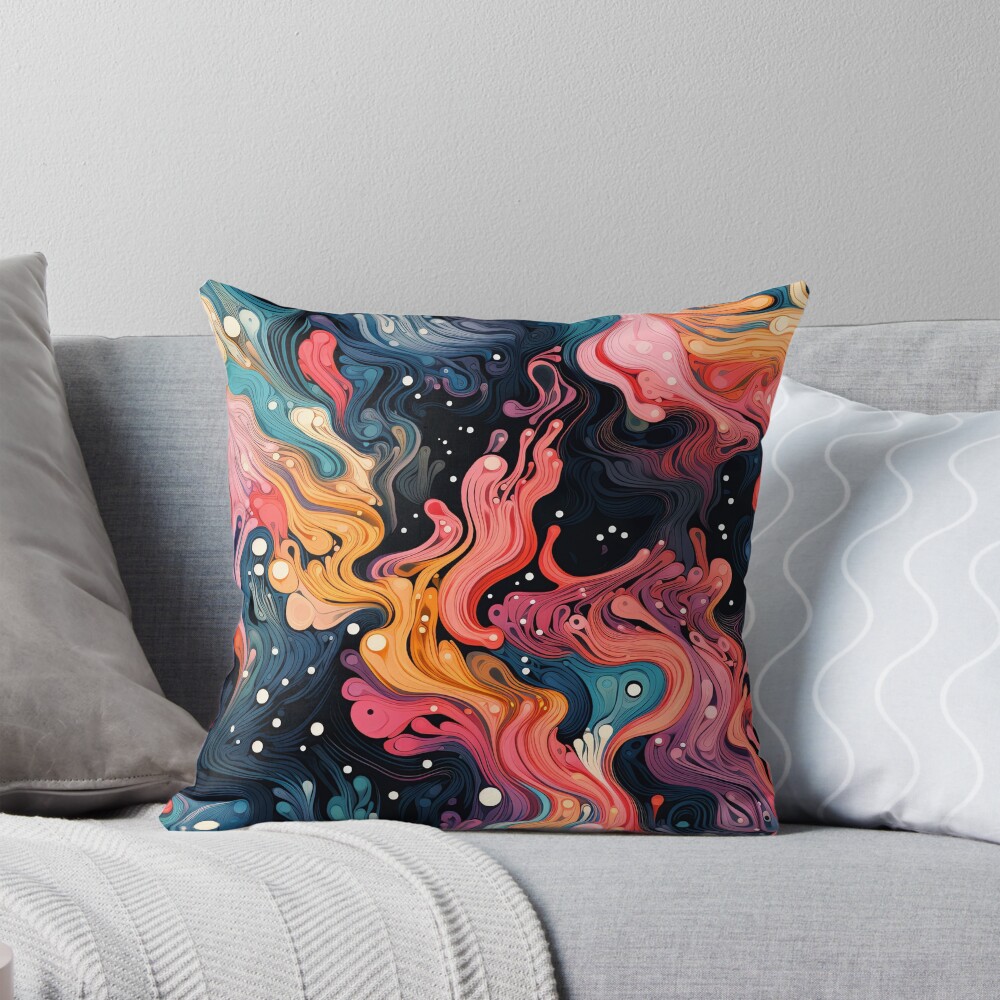 Item preview, Throw Pillow designed and sold by bubblegoth.