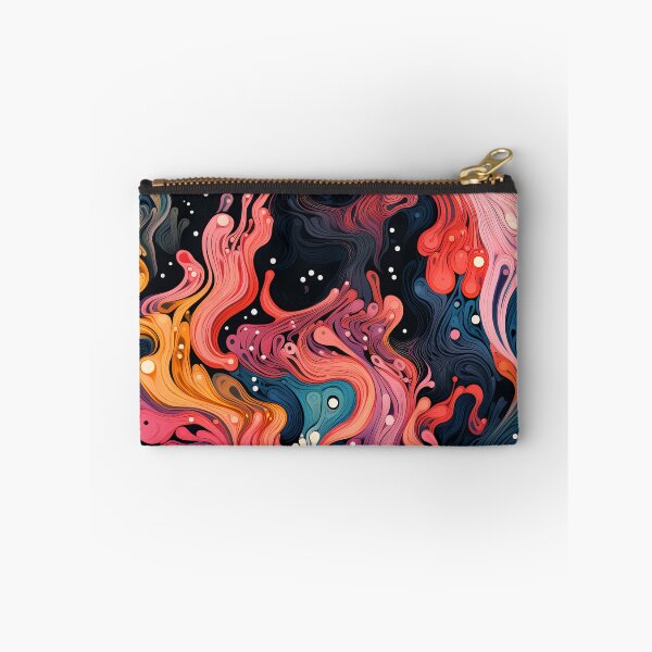 Item preview, Colorful Abstract Surreal Fluid Pattern designed and sold by bubblegoth.
