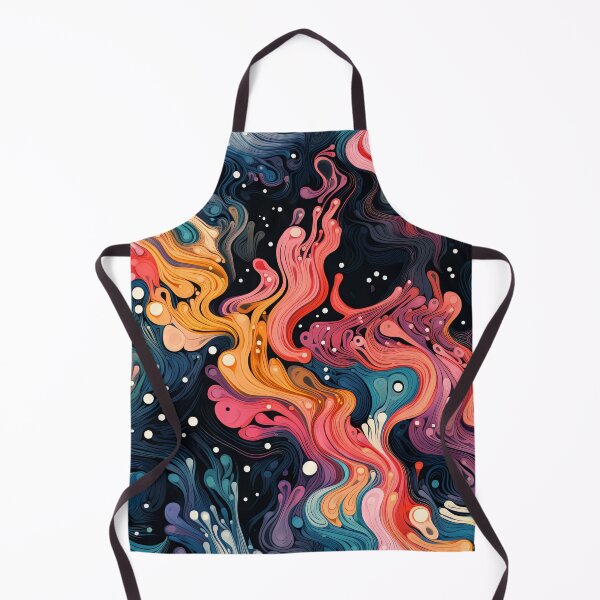 Item preview, Colorful Abstract Surreal Fluid Pattern designed and sold by bubblegoth.