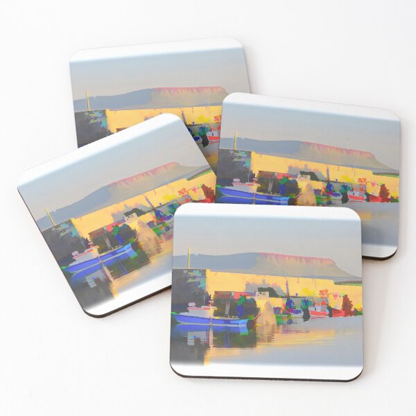 Item preview, Mullaghmore Harbour and Benbulben Sligo Ireland designed and sold by REAL IRISH GIFTS.