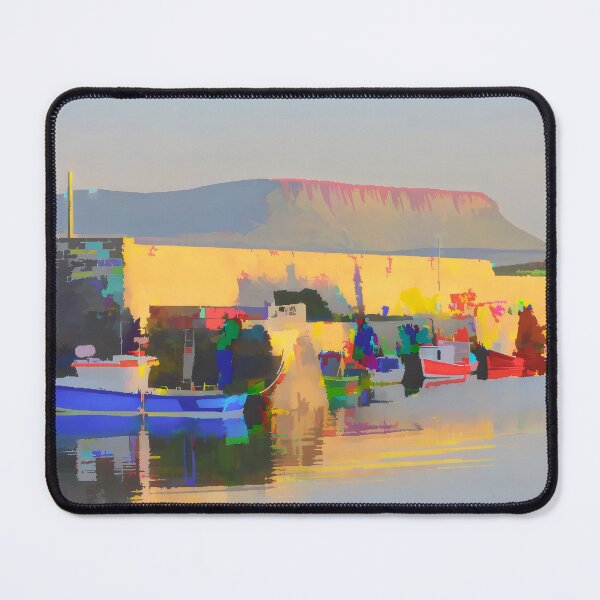 Item preview, Mullaghmore Harbour and Benbulben Sligo Ireland designed and sold by REAL IRISH GIFTS.
