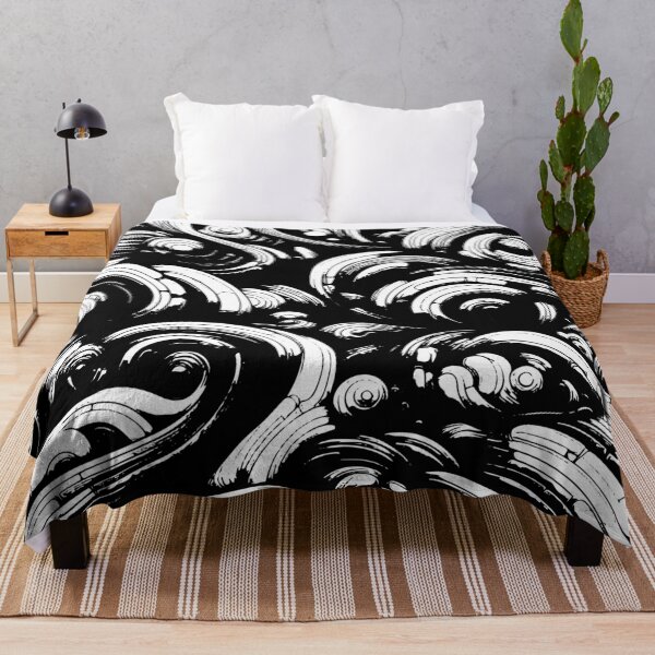 Item preview, Black-and-white abstract stylish background designed and sold by Nataliya Kretsu.