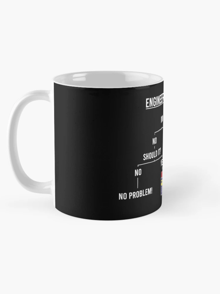 Thumbnail 5 of 6, Coffee Mug, Engineering Flowchart designed and sold by OffensiveFun.