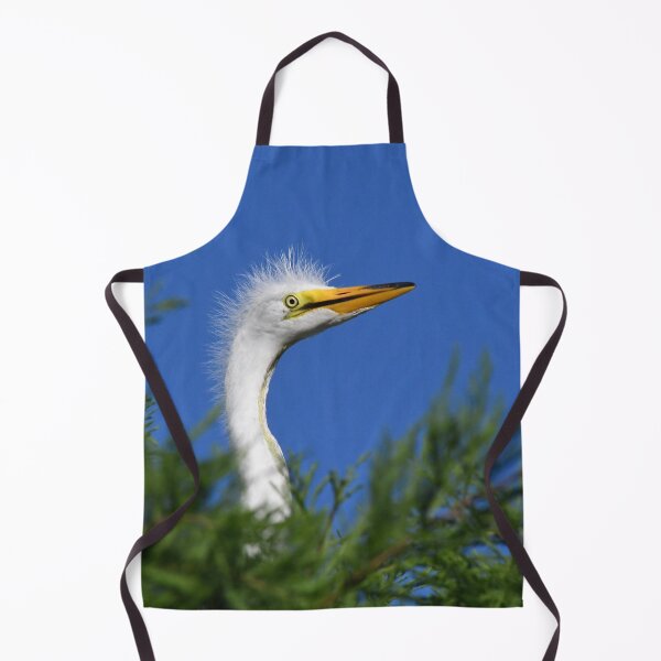 Item preview, Peekaboo Great Egret Chick designed and sold by richardbryce.