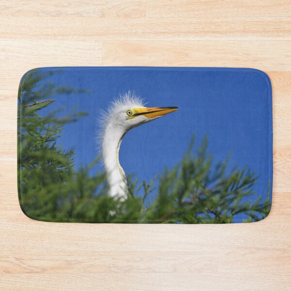 Item preview, Peekaboo Great Egret Chick designed and sold by richardbryce.
