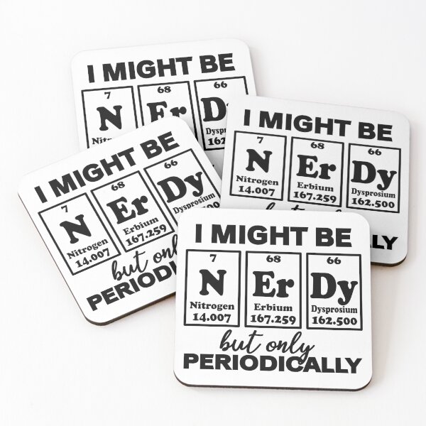 Item preview, I Might Be Nerdy But Only Periodically designed and sold by ScienceCorner.