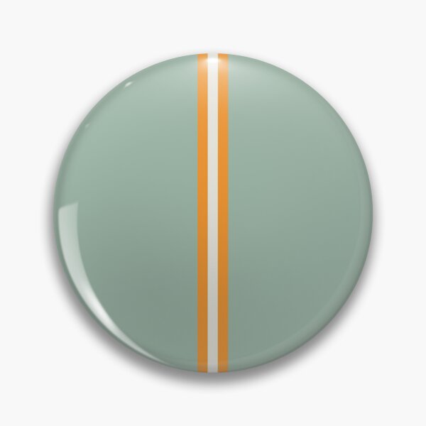 Item preview, MUTED GREEN, ORANGE & CREAM Central Vertical 3 STRIPES designed and sold by RachelMacht.