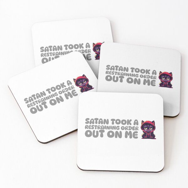 Item preview, Satan Took A Restraining Order Out On Me designed and sold by GrufTee.