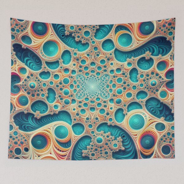 Item preview, Infinite Fractals: Hypnotic Geometry in Vibrant Hues designed and sold by Rui Fernandes.