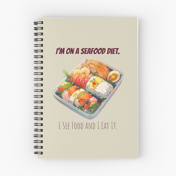 Item preview, Seafood Diet #foodmemes #funnyfood #foodlover #sushilover designed and sold by Anna Halasek.