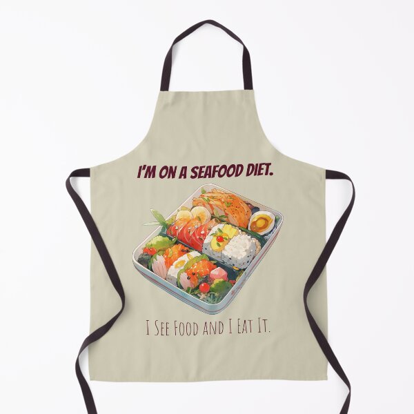 Item preview, Seafood Diet #foodmemes #funnyfood #foodlover #sushilover designed and sold by Anna Halasek.