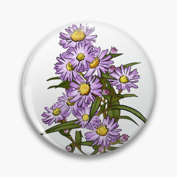 Item preview, Aster - September Birth Flower designed and sold by KeastCreations.