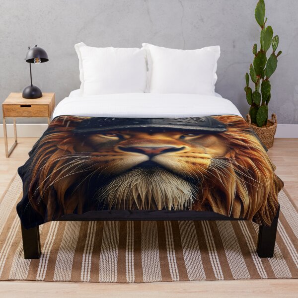 Item preview, LION - CAP - Image high definition 8k designed and sold by Visual-Universe.