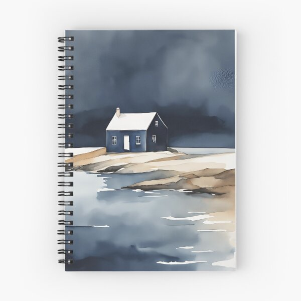 Item preview, Lone Crofters Cottage On The Shore designed and sold by littlemoostore.