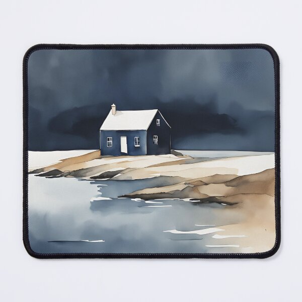 Item preview, Lone Crofters Cottage On The Shore designed and sold by littlemoostore.