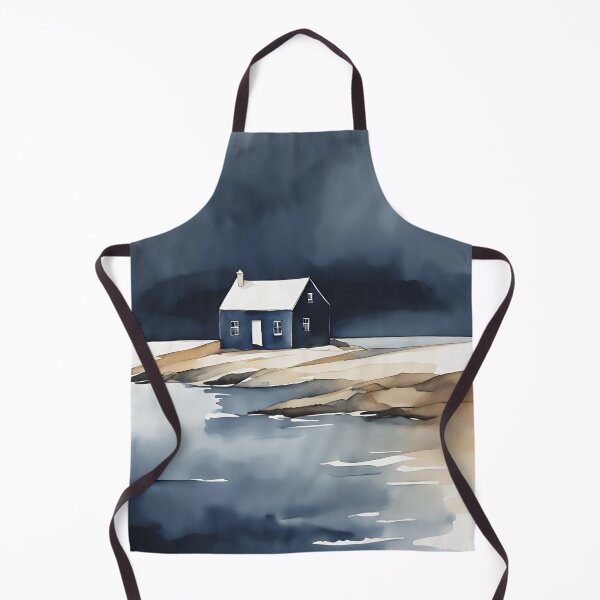 Item preview, Lone Crofters Cottage On The Shore designed and sold by littlemoostore.