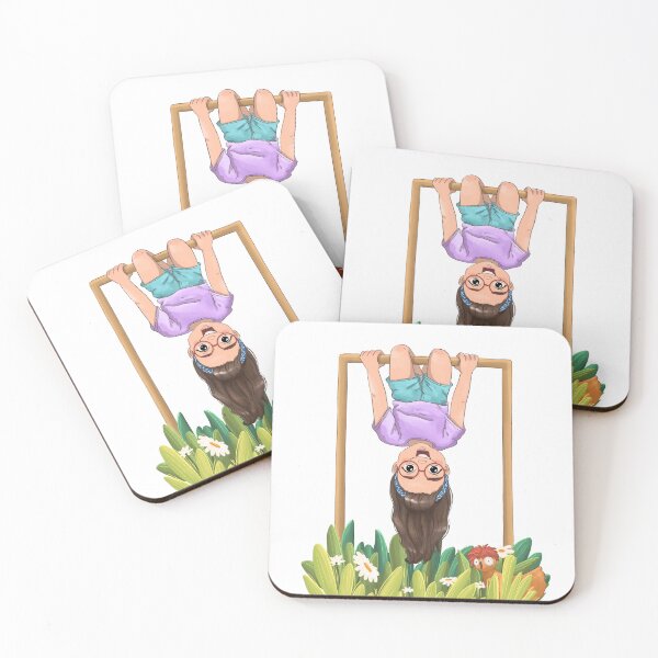 Item preview, Girl on monkey bars  designed and sold by ZeinalArt.