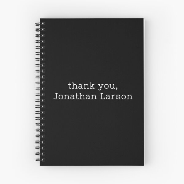 Item preview, Thank you, Jonathan Larson designed and sold by ghastlyshilo.