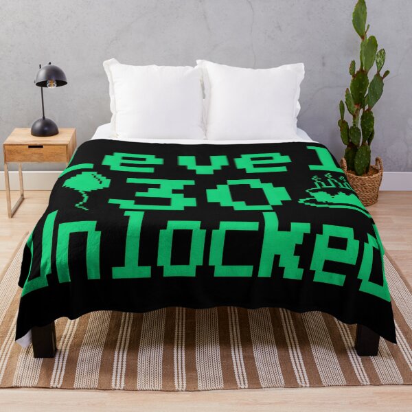 Item preview, Level 30 Unlocked - funny Retro Vintage pixel 8 bit Gaming 30th Birthday designed and sold by Unitepeople.