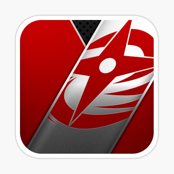Vista previa del artículo con la obra «Ninja Acero - Rojo - Mick», diseñado y vendido por PowerCores.