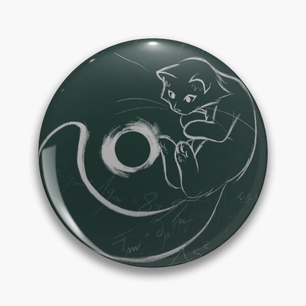 Item preview, Black Hole Kitty (chalkboard ver.) designed and sold by quantumfieldtea.