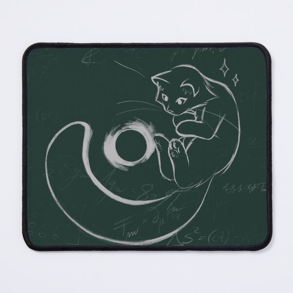 Item preview, Black Hole Kitty (chalkboard ver.) designed and sold by quantumfieldtea.