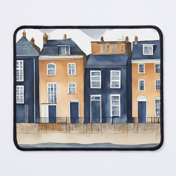 Item preview, Quaint Fishing Town designed and sold by littlemoostore.