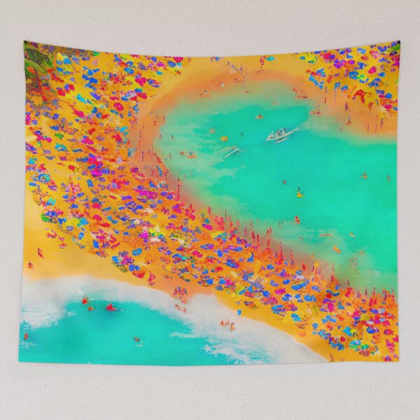 Item preview, Bird’s Eye View: Peninsula Beachgoers’ Haven designed and sold by GrizzlyCollective.