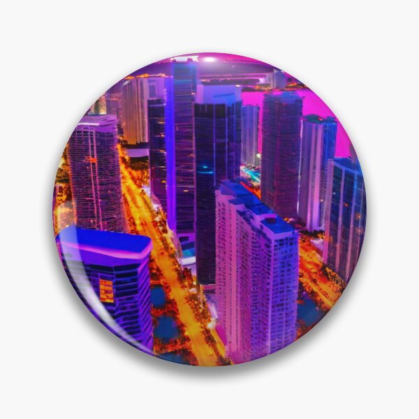 Item preview, Urban Sunset: Miami’s Evening Glow designed and sold by GrizzlyCollective.